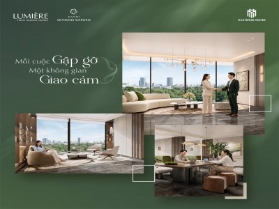 Mỗi cuộc gặp gỡ, một không gian giao cảm tại Hanoi Seasons Garden 