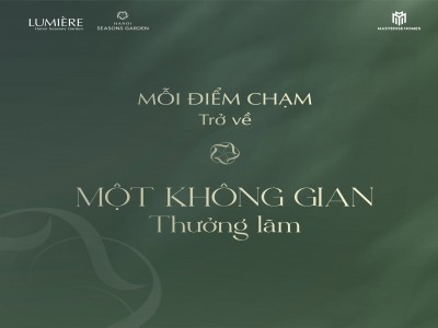 Hanoi Seasons Garden – Mỗi điểm chạm trở về là một không gian thưởng lãm