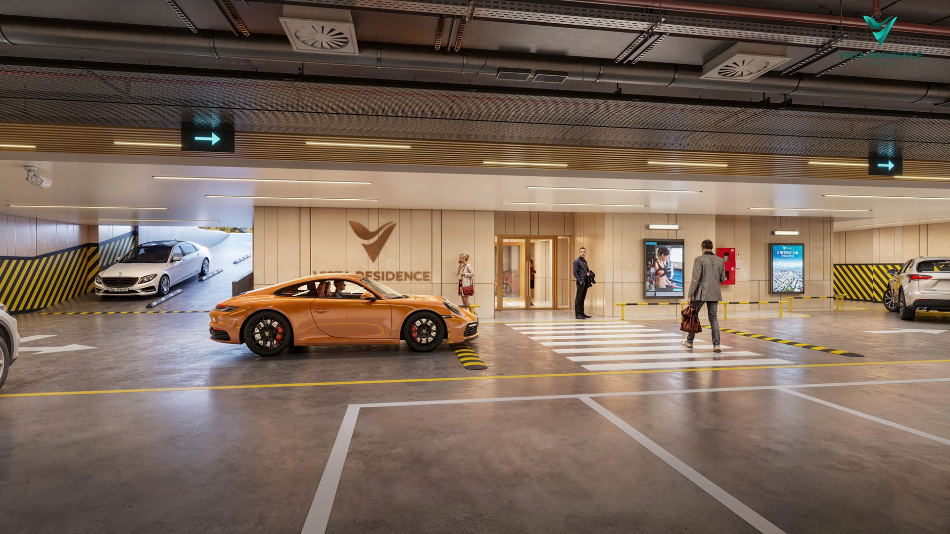 Hầm gửi xe (2 tầng hầm)