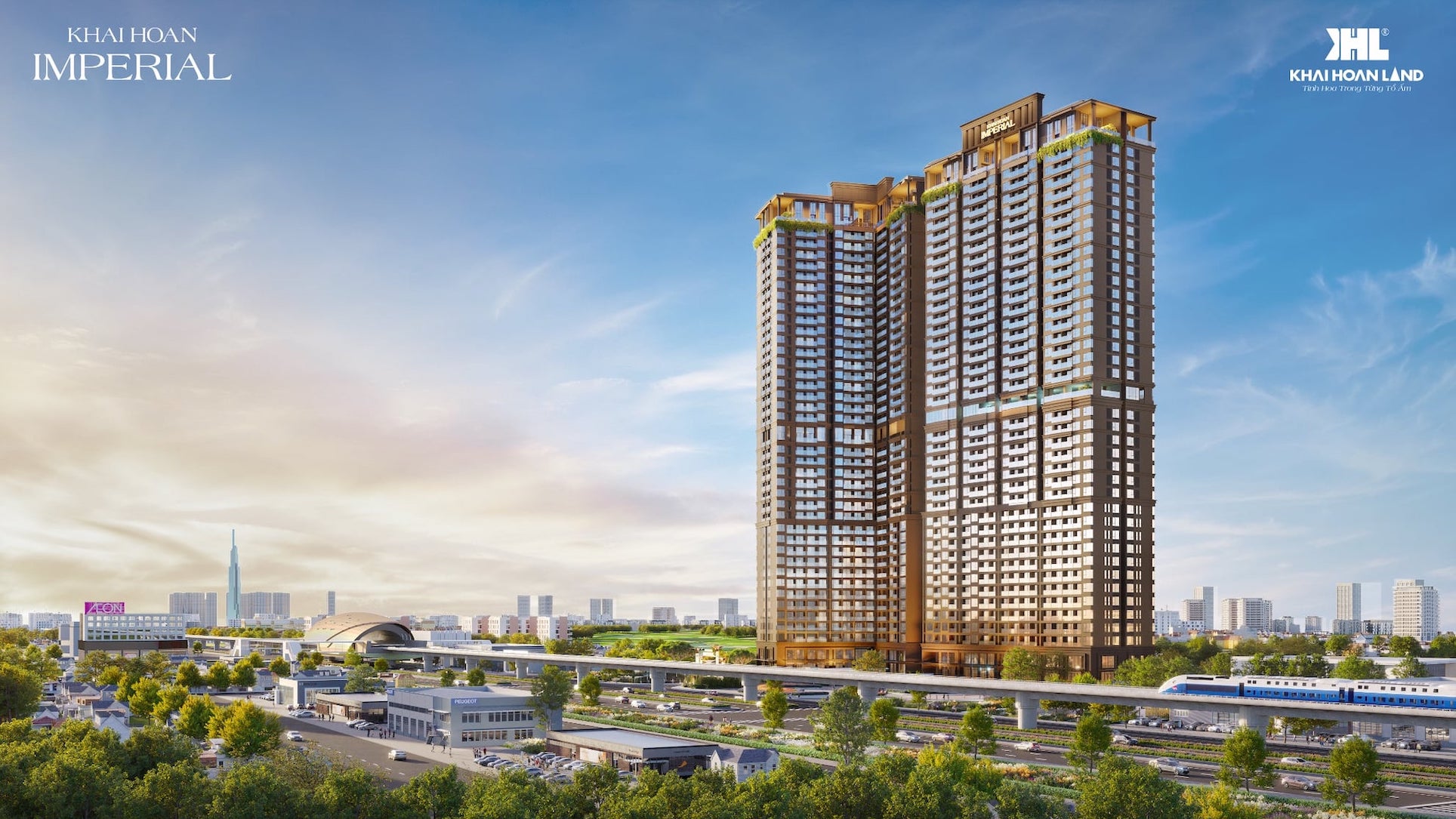 Khải Ho&agrave;n Imperial mặt tiền Quốc lộ 13