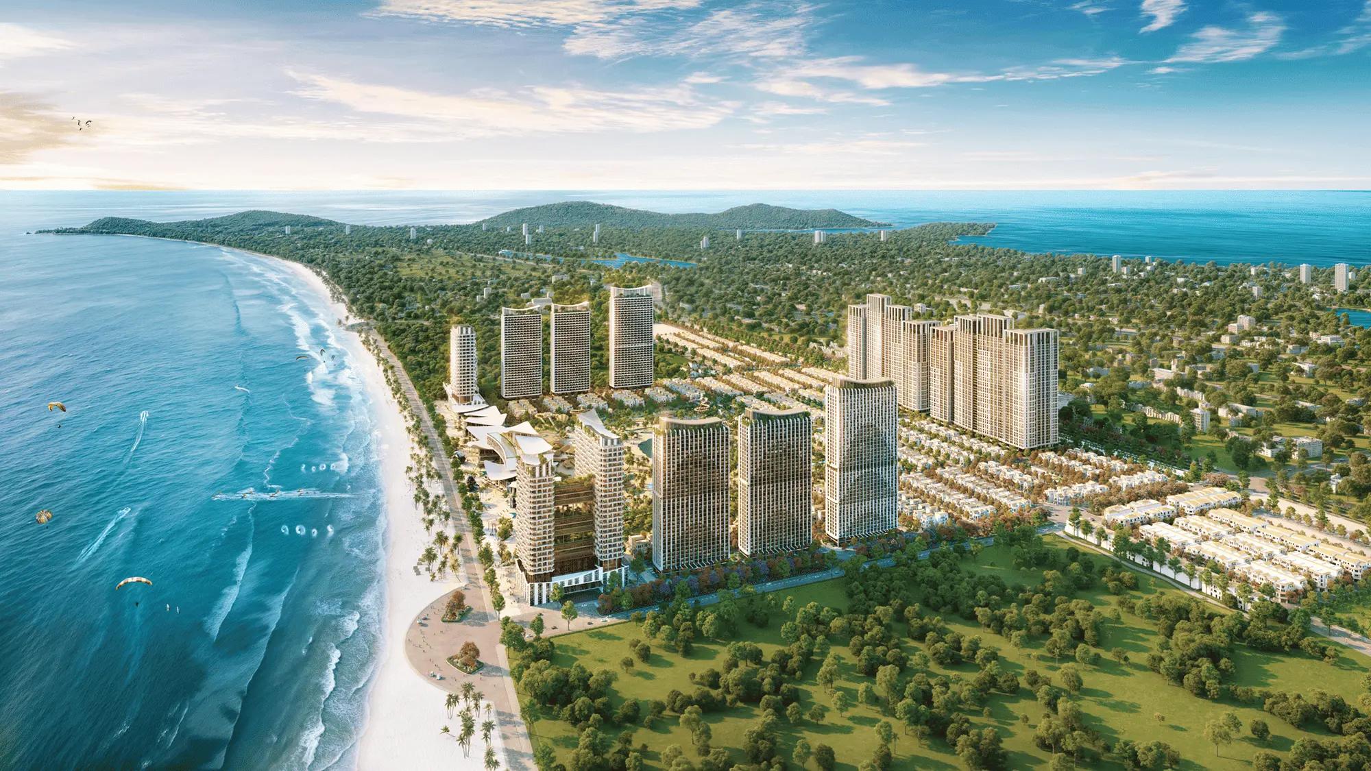 Bãi biển riêng gần 1km