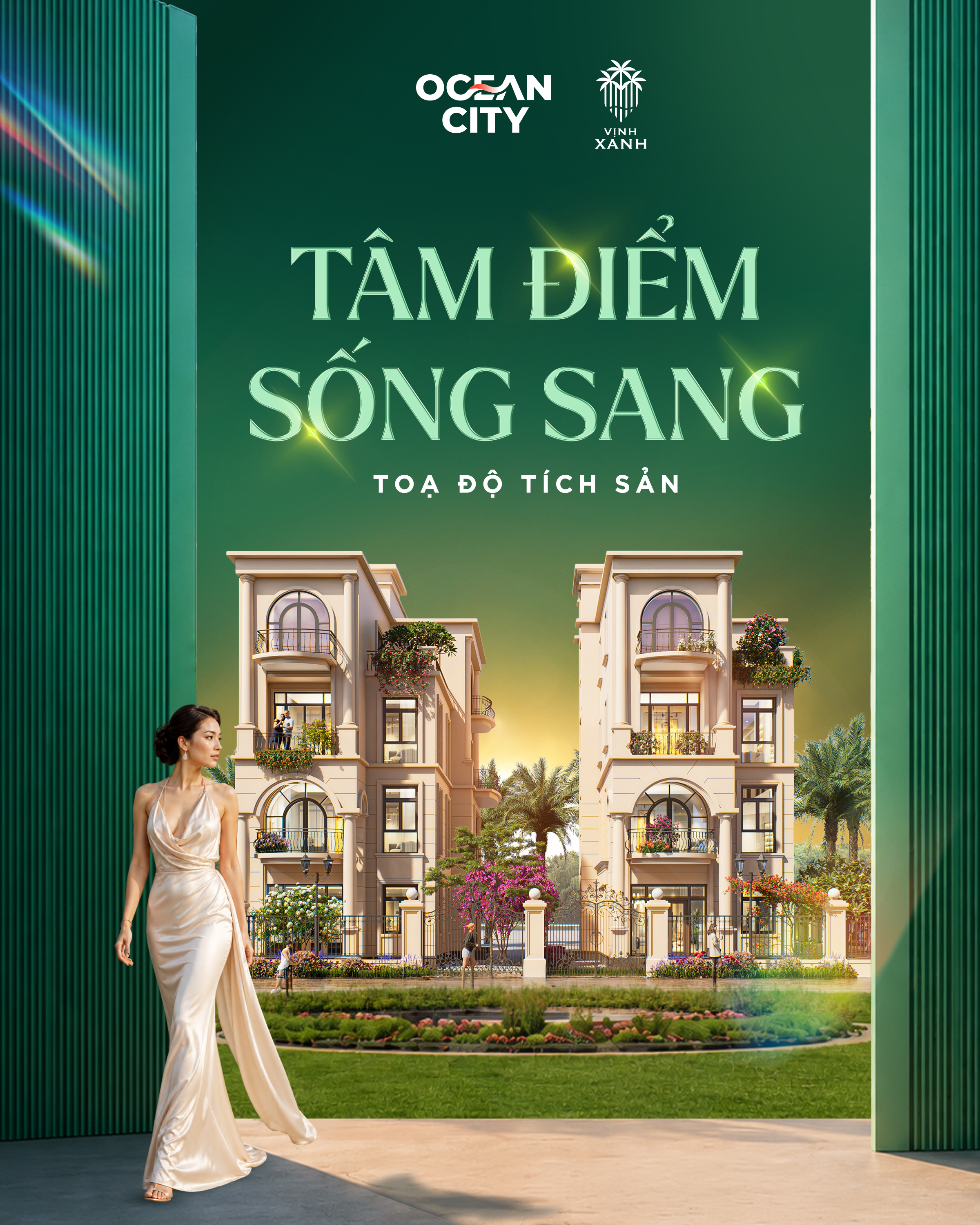 Vịnh xanh -  tâm điểm sống sang, tọa độ tích sản