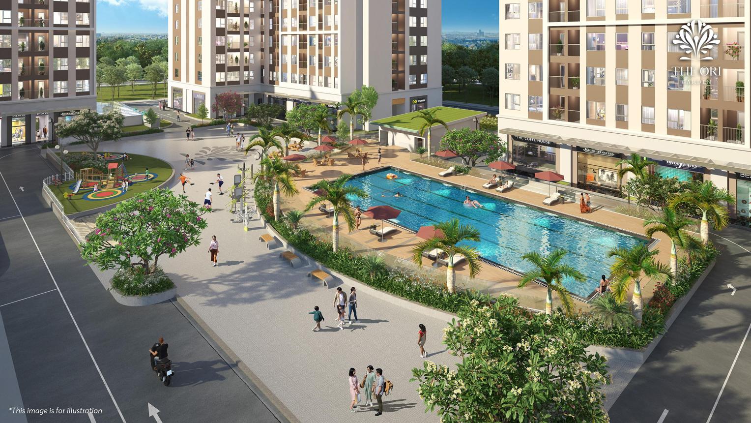 Công viên nội khu & đường dạo bộ
