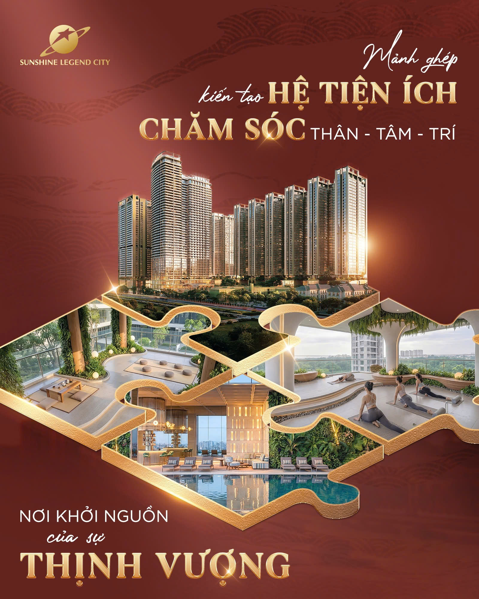 MẢNH GHÉP KIẾN TẠO HỆ TIỆN ÍCH CHĂM SÓC THÂN - TÂM - TRÍ: NƠI KHỞI NGUỒN CỦA SỰ THỊNH VƯỢNG