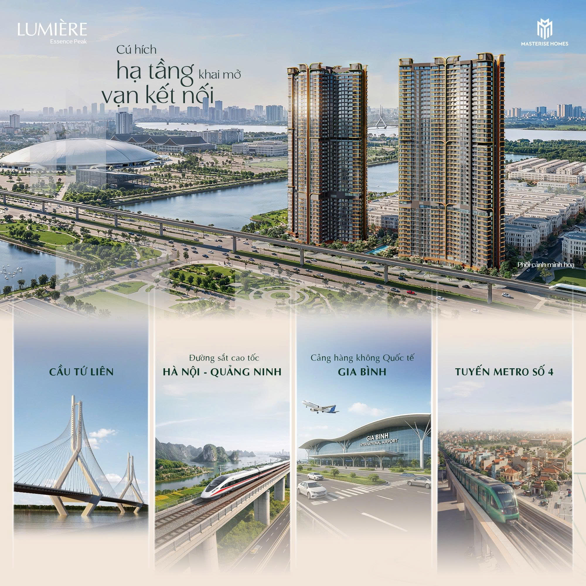 CÚ HÍCH HẠ TẦNG KHAI MỞ VẠN KẾT NỐI TẠI LUMIÈRE Essence Peak