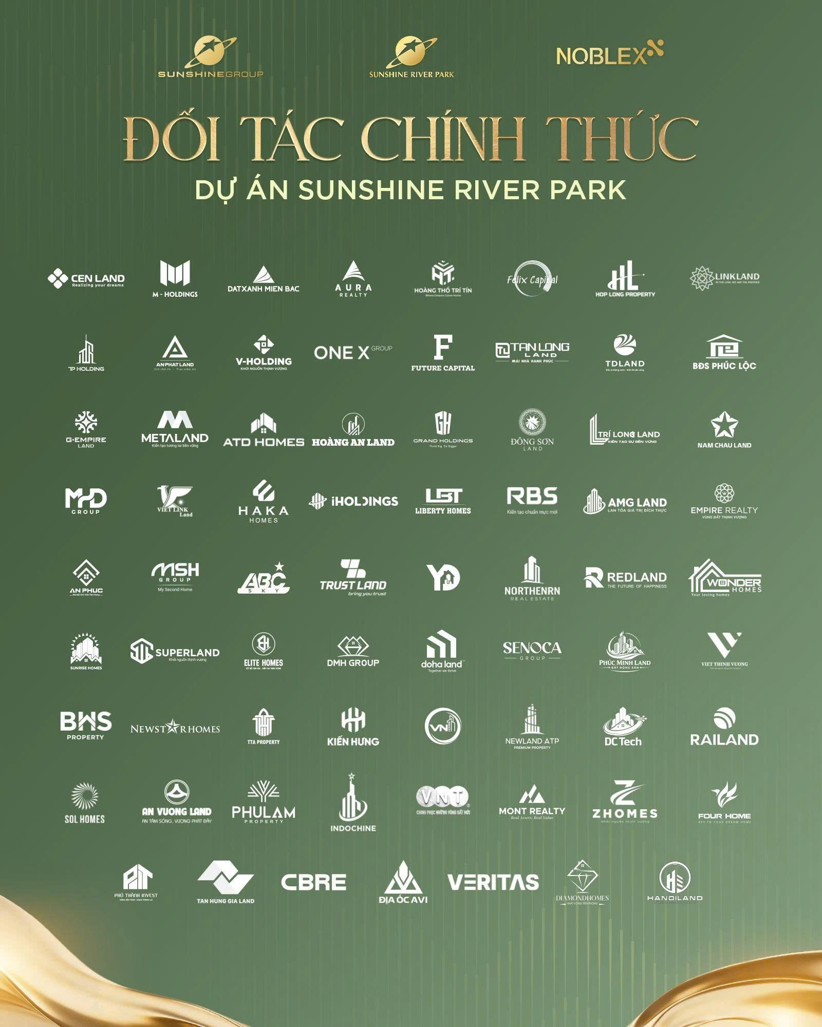 Sunshine River Park – Khởi tạo thịnh vượng ven sông, đồng hành cùng hệ thống đối tác chiến lược