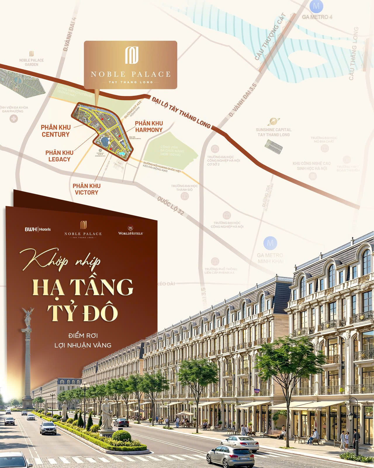 "Khớp nhịp" hạ tầng tỷ đô: điểm rơi lợi nhuận của bất động sản Tây Thăng Long vào quý II/2026