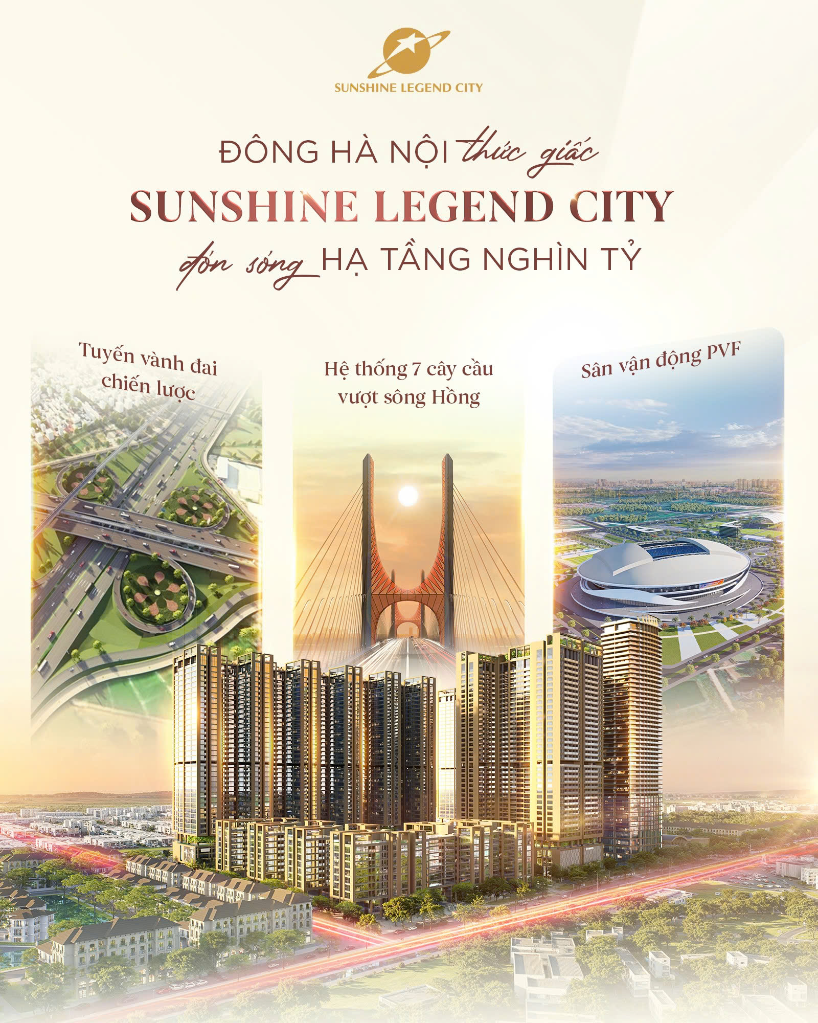 Khu đông hà nội thức giấc – sunshine legend city đón sóng hạ tầng nghìn tỷ