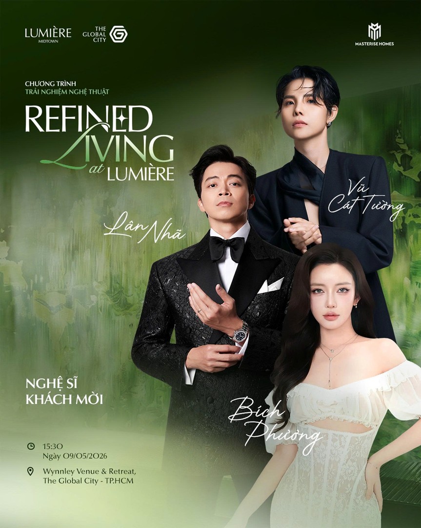“REFINED LIVING AT LUMIÈRE”: CẢM NHẬN BỨC TRANH CUỘC SỐNG ĐA SẮC QUA NHỮNG THANH ÂM GIÀU CẢM XÚC