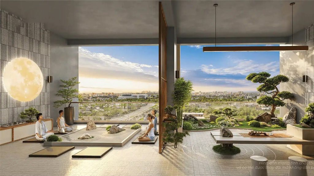 Vườn thiền cao tầng 