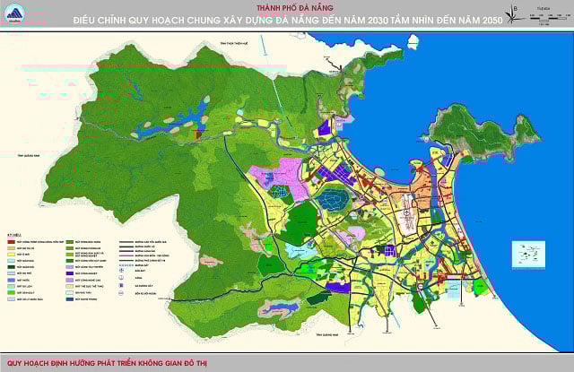 BẢN ĐỒ QUY HOẠCH ĐÀ NẴNG 2021-2030, TẦM NHÌN 2050