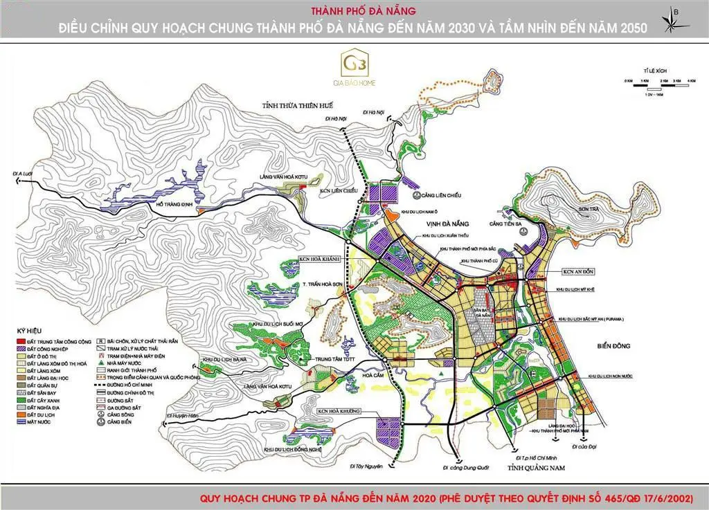 QUY HOẠCH THÀNH PHỐ ĐÀ NẴNG ĐẾN NĂM 2030, TẦM NHÌN 2050
