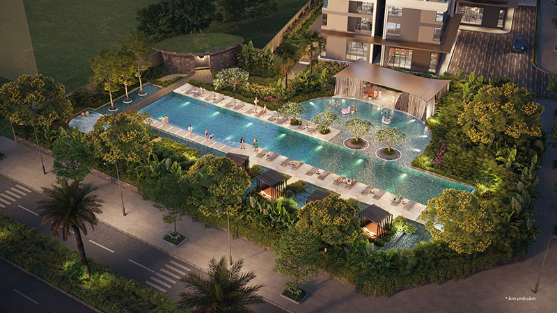 <span class='badge bg-label-danger me-1'>Chung</span>Bể bơi ngoài trời (resort style), bể bơi dành cho trẻ em