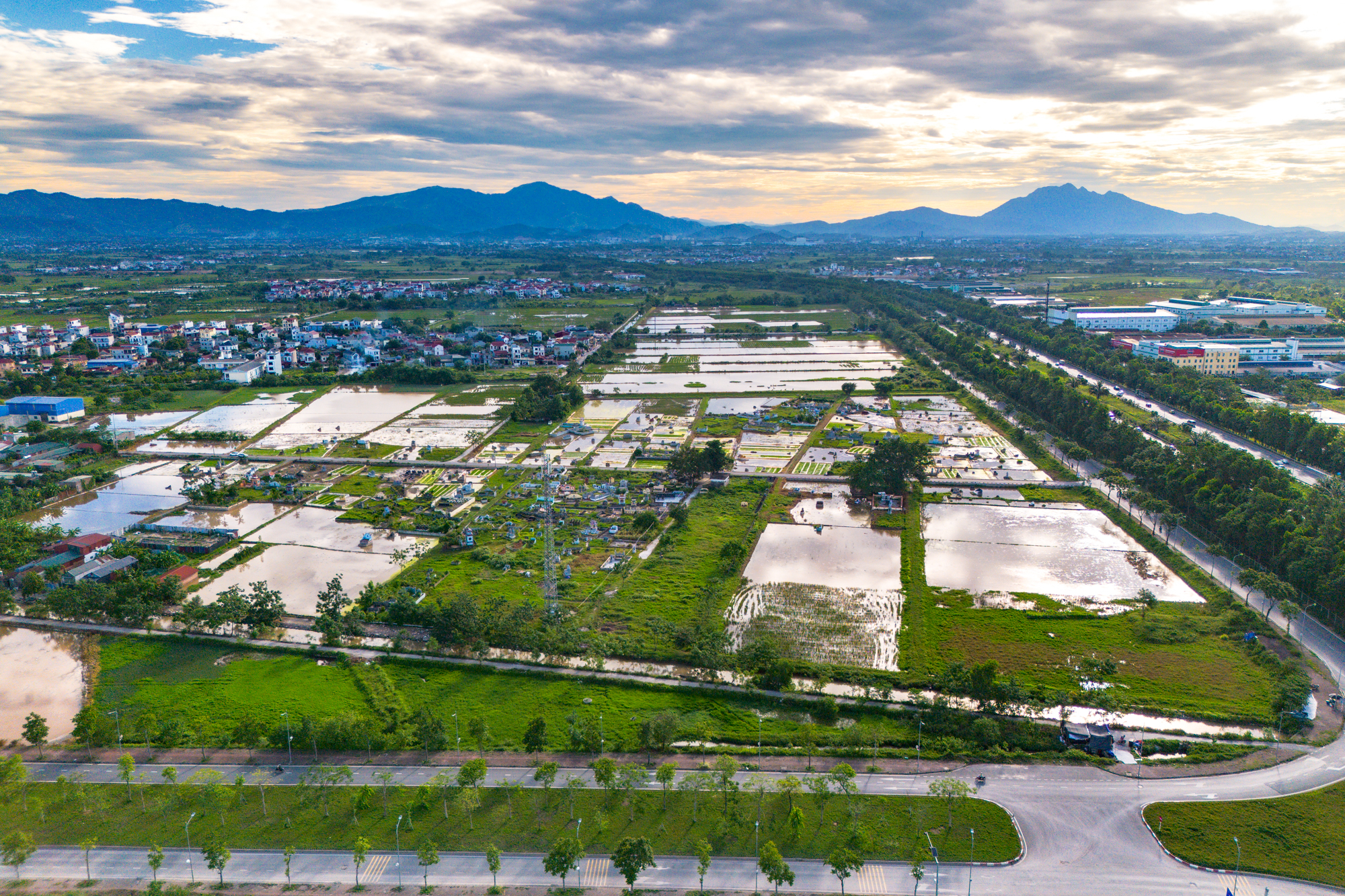 To&agrave;n cảnh khu vực c&aacute;ch trung t&acirc;m 20km sắp c&oacute; 3 đại học lớn quy m&ocirc; h&agrave;ng chục ha chuyển về, nằm s&aacute;t tuyến metro số 5, gi&aacute; đất vượt 100 triệu/m2 - Ảnh 2.