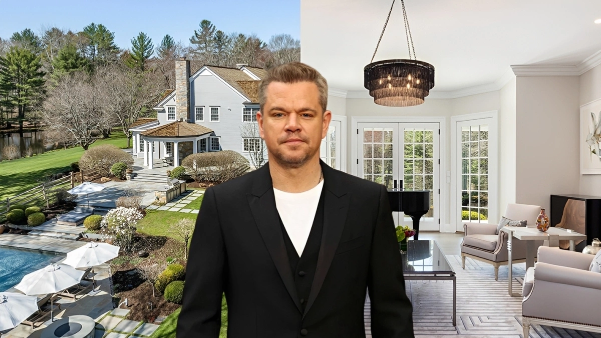 Cận cảnh biệt thự 8,5 triệu USD nằm giữa rừng cây của Matt Damon