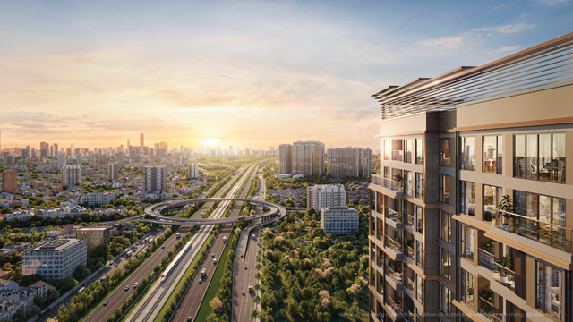 Sky 3 - Lợi thế tầm nhìn tại “mặt tiền vàng” Đại lộ Thăng Long