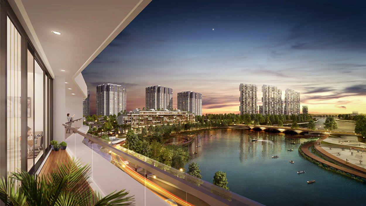 Aqua Bay vịnh hồ lớn nhất tại Ecopark