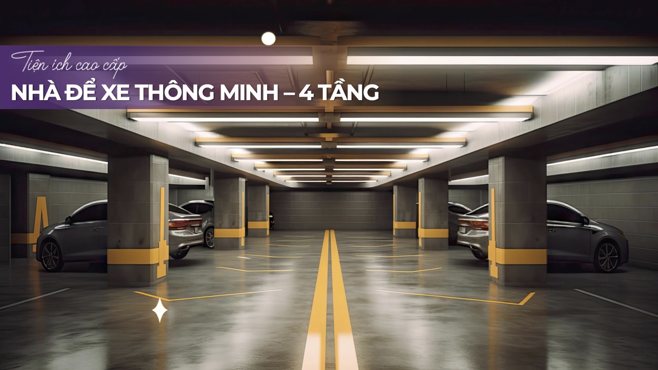 Bãi đỗ xe thông minh (trên cao + hầm)