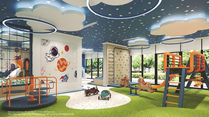 Phòng vui chơi trẻ nhỏ trong nhà