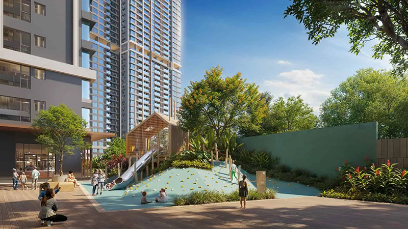 <span class='badge bg-label-danger me-1'>Chung</span>Sân chơi trẻ em ngoài trời