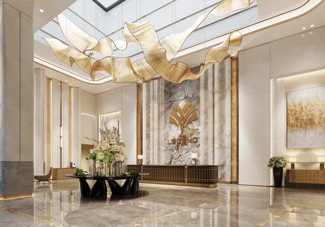 Sảnh lễ tân & sảnh lounge sang trọng