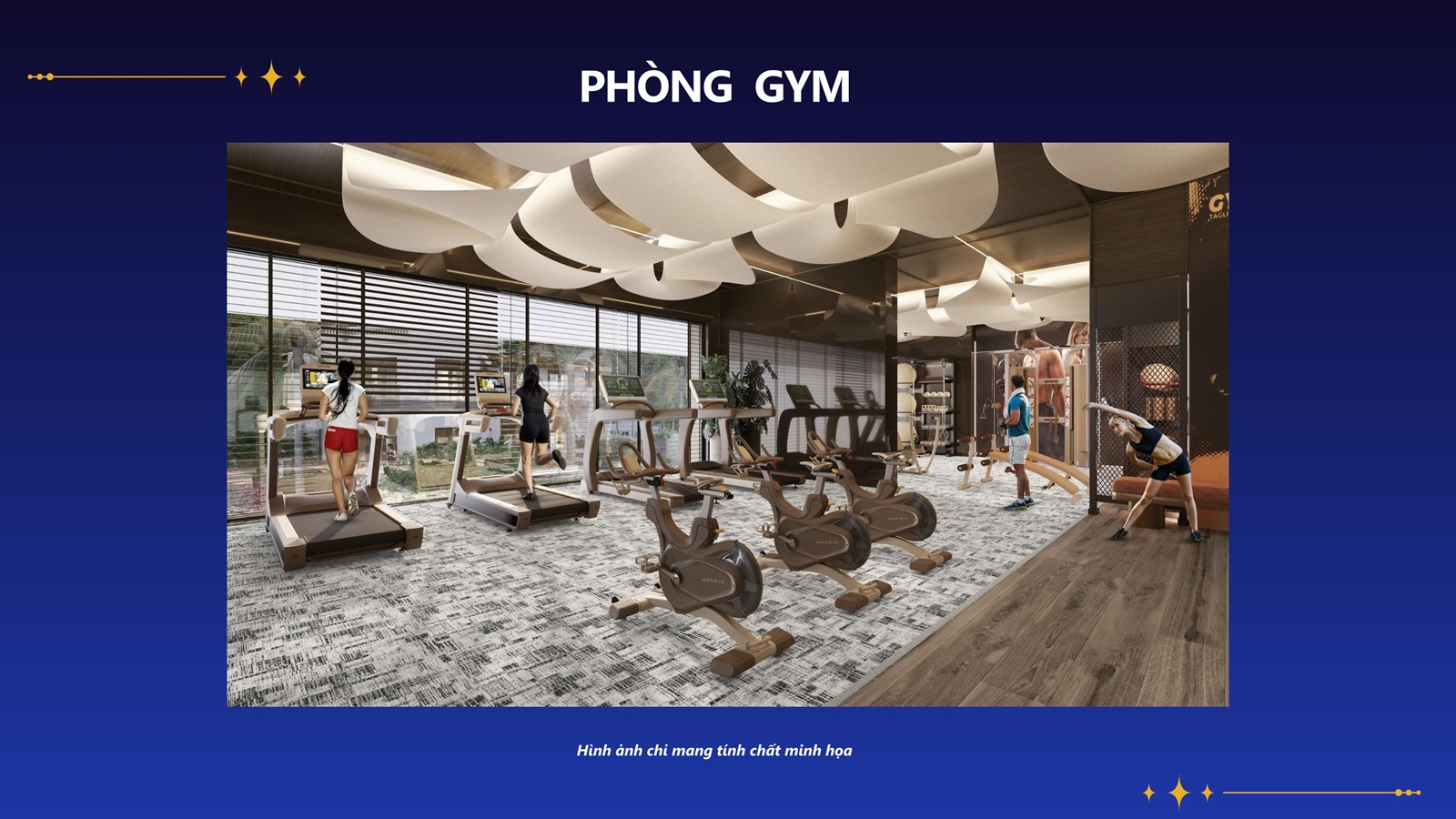 Phòng gym hiện đại